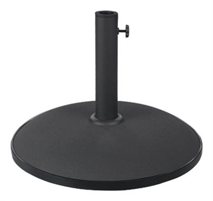 Elfie Βάση Ομπρέλας Τσιμεντένια Μαύρο 50x50x11cm Pakketo
