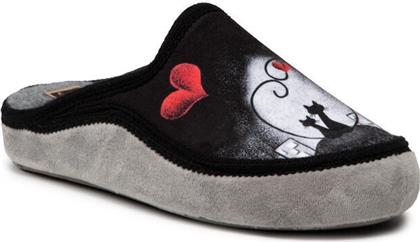 Παντόφλες Σπιτιού - 330000-09 Μαύρο Manitu