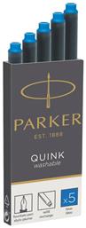 Quink Ανταλλακτικό Μελάνι για Πένα Μπλε Parker