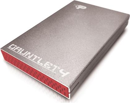 Patriot Gauntlet 4 Θήκη για Σκληρό Δίσκο 2.5'' SATA III με σύνδεση USB3.1 σε Ασημί χρώμα