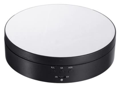 Περιστρεφόμενη Βάση Για Βιντεοσκόπηση 13.8cm/360° Μαύρη / Λευκή