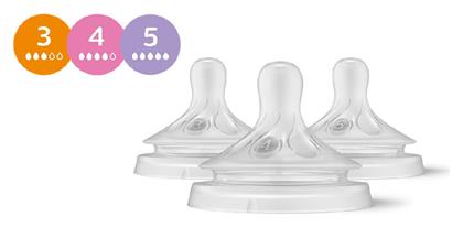 Response Θηλές Σιλικόνης για 0m+ 3τμχ Philips