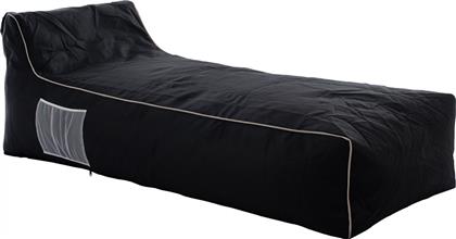 Πουφ Κρεβάτι Μαύρο 190x80x40cm από το MyCasa