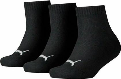 Puma Αθλητικές Παιδικές Κάλτσες Μακριές Μαύρες 3 Ζευγάρια