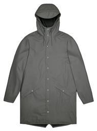Ανδρικό Μπουφάν Αδιάβροχο και Αντιανεμικό Γκρι Rains