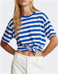 Γυναικείο T-shirt Ριγέ Μπλε Ralph Lauren