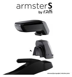 Τεμπέλης Αυτοκινήτου από Δερματίνη Συμβατός με Mercedes-Benz S Suzuki Jimny 1998-2018 σε Μαύρο Χρώμα Rati Armster