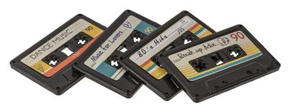 Retro Cassette Μαγνητάκια Ψυγείου 4τμχ - Out of the Blue