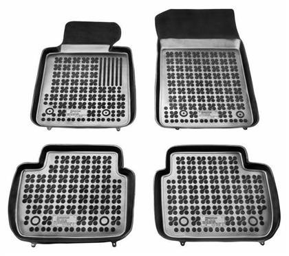 Σετ Μπροστινά και Πίσω 4τμχ για BMW Σειρά 3 1998-2007 Αριστεροτίμονα Μαύρα Rezaw Plast