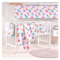 Σετ Βρεφική Παπλωματοθήκη με Μαξιλαροθήκη Zoey Multi 110x160εκ. Rythmos