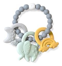 Μασητικός Κρίκος Οδοντοφυΐας Ele-Fun από Σιλικόνη για 6 m+ Saro