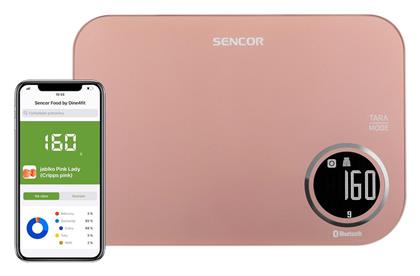 Ψηφιακή Ζυγαριά 1gr/5kg Ροζ SKS 7075RS Sencor