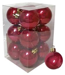 Σετ 12 Μπάλες Πλαστικές 4cm - XMASfest