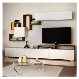 Σύνθετο Σαλονιού Stamatia Μ210xΒ36.8xΥ46.8εκ. Megapap