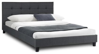 Sissy Κρεβάτι Υπέρδιπλο για Στρώμα 160x200cm Ανθρακί - Megapap