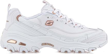 Skechers D'Lites Fresh Start Γυναικεία Chunky Sneakers Λευκά από το Intersport
