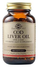 Cod Liver Oil Μουρουνέλαιο Solgar