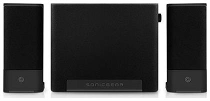 Space 3 2.1 με Ισχύ 20W σε Μαύρο Χρώμα Sonic Gear