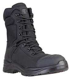 Harley Αδιάβροχο Μποτάκι Εργασίας Μαύρο Stenso