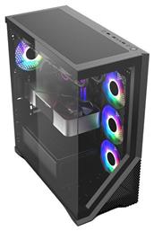 AR17A Gaming Midi Tower με Πλαϊνό Παράθυρο Supercase