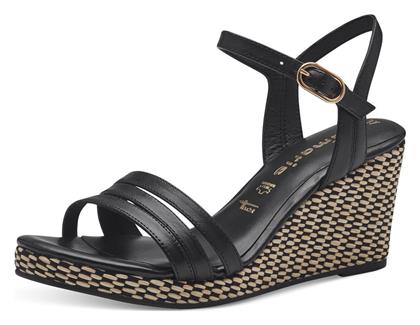 Καλοκαιρινές Γυναικείες Πλατφόρμες Μαύρες Tamaris