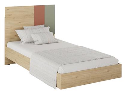 Terra Κρεβάτι Μονό για Στρώμα 100x200cm Florida Oak - Megapap