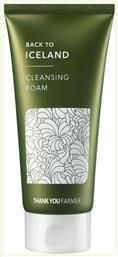 Βαck To Iceland με Εκχύλισμα Πόας Αφρός Καθαρισμού Προσώπου 120ml Thank You Farmer
