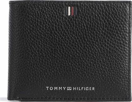 Tommy Hilfiger Ανδρικό Πορτοφόλι Κερμάτων Μαύρο
