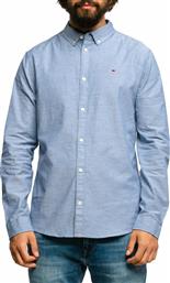 Ανδρικό Πουκάμισο με Στενή Γραμμή Μακρυμάνικo Twilight Navy Tommy Hilfiger