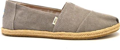 Drizzle Υφασμάτινες Γυναικείες Εσπαντρίγιες σε Γκρι Χρώμα Toms