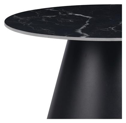 Τραπεζάκι Σαλονιού Fabrin 70x70x40cm Μαύρο - Pakketo