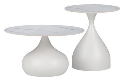 Τραπεζάκι Σαλονιού Kirkene 70x70x40cm - Inart