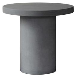 Τραπέζι Μπαρ Concrete Cylinder 80x80x75 Cement grey - Woodwell