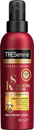 TRESemme Keratin Shine Heat Protect Spray 200ml από το Galerie De Beaute