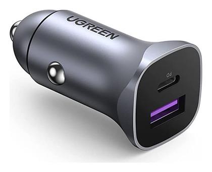 CD130 Φορτιστής Αυτοκινήτου με Θύρες 2xUSB-A Ugreen