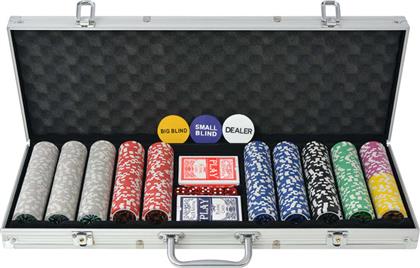 vidaXL Σετ 500 Μάρκες Poker 11.5gr σε Βαλίτσα με 2 Τράπουλες