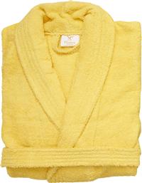 Μπουρνούζι Classic Με Γιακά Κίτρινο Viopros