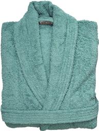 Μπουρνούζι Classic Με Γιακά Πετρόλ Viopros