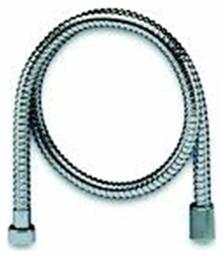 Topflex Plus Σπιράλ Ντουζ Inox 150cm Ασημί Viospiral