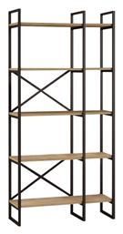 Βιβλιοθήκη Dusan 87.5x30x175εκ. Megapap