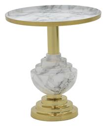 Βοηθητικό Τραπεζάκι Cogent 41x41x44cm Γκρι Μάρμαρου - Pakketo