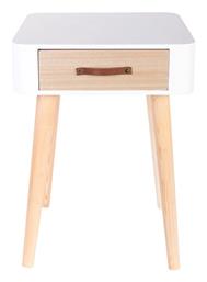 Ξύλινο Λευκό 35x35x48cm HD3739 - Home Deco Factory