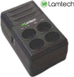 Lamtech LAMAVR1500 Compact Σταθεροποιητής Τάσης 1500VA με 4 Πρίζες Ρεύματος