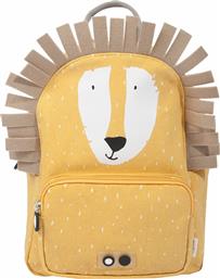 Trixie Mr. Lion Σχολική Τσάντα Πλάτης Νηπιαγωγείου σε Πορτοκαλί χρώμα Μ23 x Π12 x Υ31cm