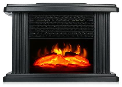 1000M2244 Επιτοίχιο Ηλεκτρικό Τζάκι 1000W 12x12cm Μαύρο - OEM