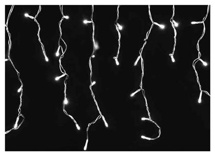 144 Λαμπάκια LED 3μ. x 60εκ Ψυχρό Λευκό τύπου Βροχή 1τμχ TnS