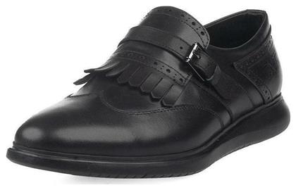 D494-6 Δερμάτινα Ανδρικά Oxfords Μαύρα 19V69