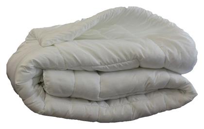 .gr Πάπλωμα Ξενοδοχείου Λευκό Μονό 160x240εκ. Microfiber 2τμχ 24home