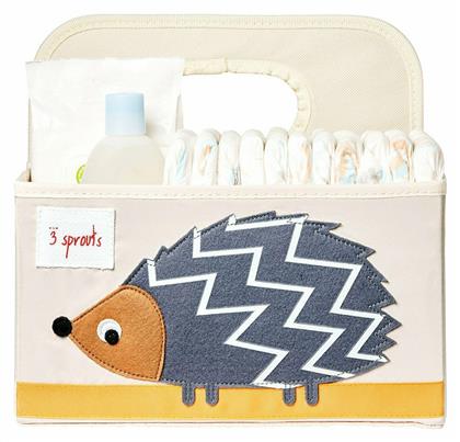 Βρεφικό Καλάθι Καλλυντικών Hedgehog Γκρι 3 Sprouts