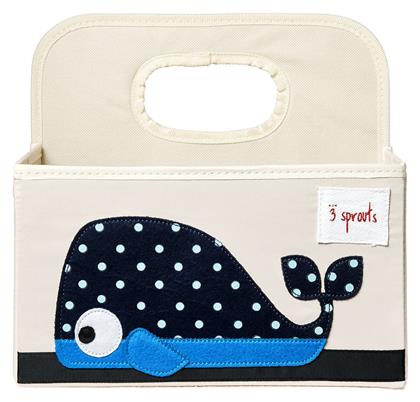 Βρεφικό Καλάθι Καλλυντικών Whale Μπλε 3 Sprouts